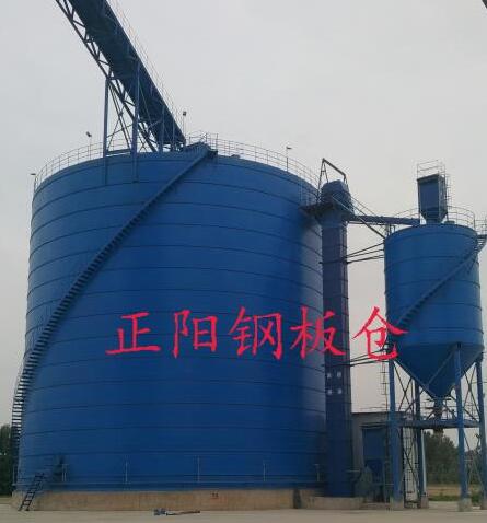 天山大型矿粉钢板库