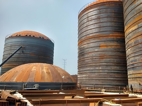 天山焦粉钢板仓